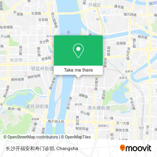 长沙开福安和寿门诊部 map
