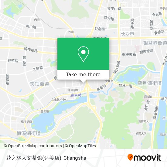 花之林人文茶馆(达美店) map