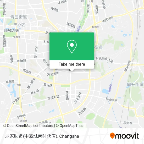 老家味道(中豪城南时代店) map