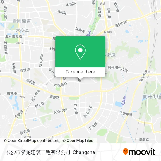 长沙市俊龙建筑工程有限公司 map