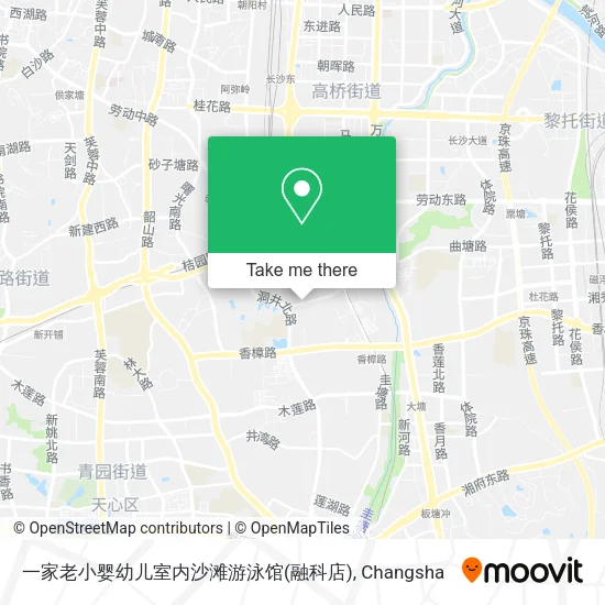 一家老小婴幼儿室内沙滩游泳馆(融科店) map