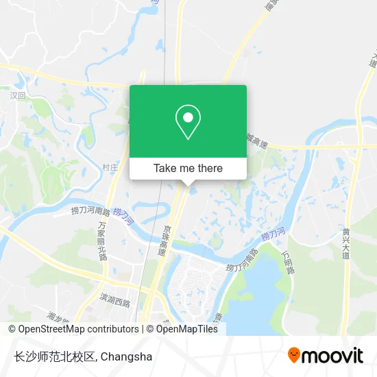 长沙师范北校区 map
