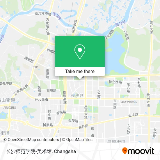 长沙师范学院-美术馆 map