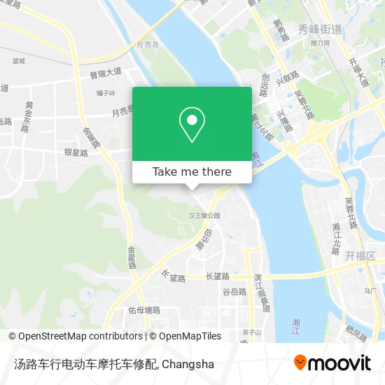 汤路车行电动车摩托车修配 map