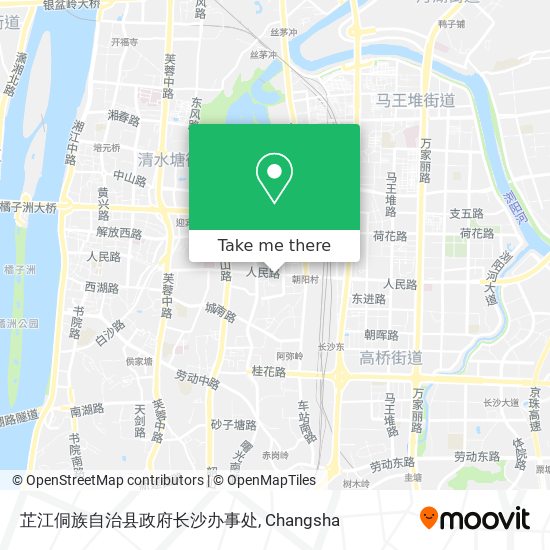 芷江侗族自治县政府长沙办事处 map