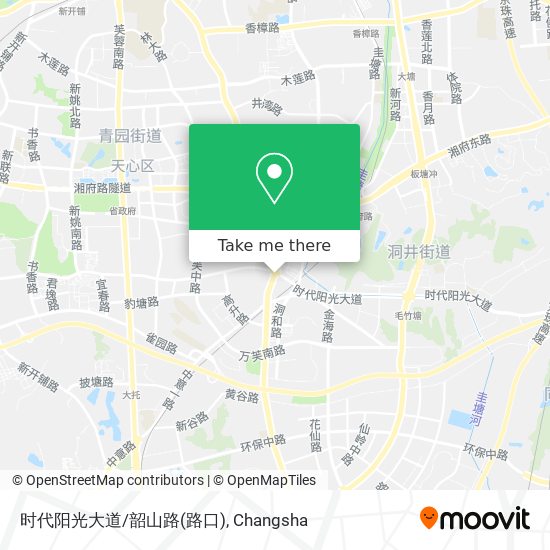 时代阳光大道/韶山路(路口) map