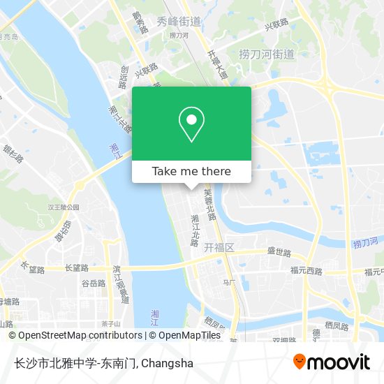 长沙市北雅中学-东南门 map