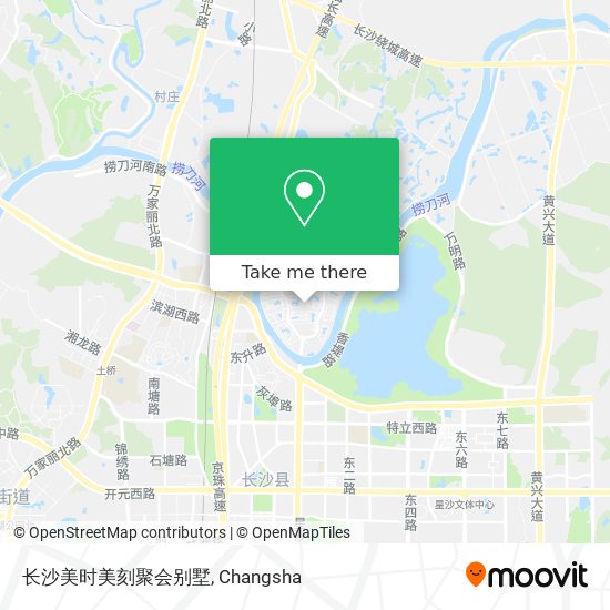 长沙美时美刻聚会别墅 map
