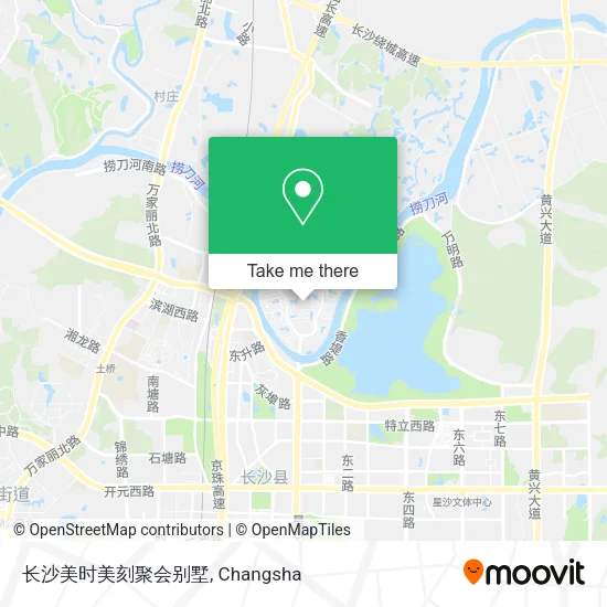 长沙美时美刻聚会别墅 map