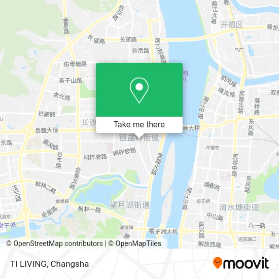 TI LIVING map