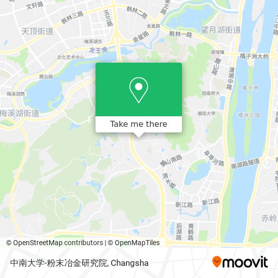 中南大学-粉末冶金研究院 map