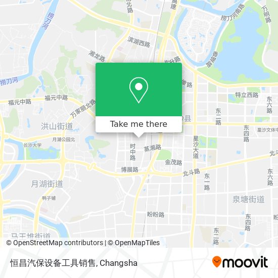 恒昌汽保设备工具销售 map
