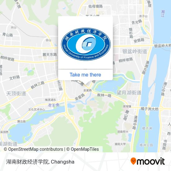 湖南财政经济学院 map
