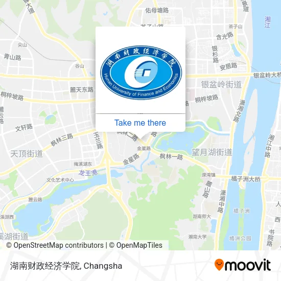 湖南财政经济学院 map