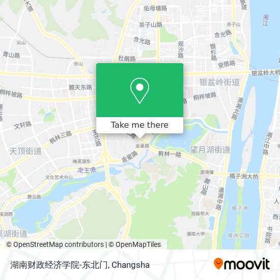 湖南财政经济学院-东北门 map