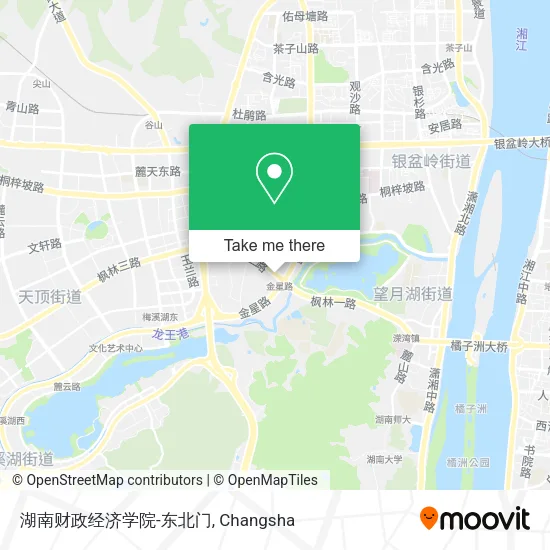 湖南财政经济学院-东北门 map