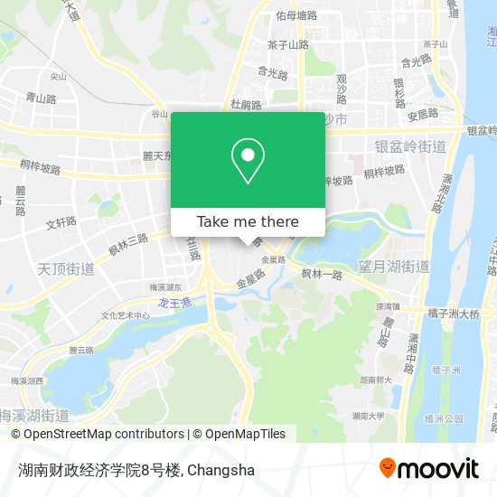 湖南财政经济学院8号楼 map