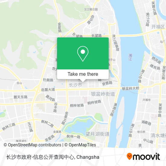 长沙市政府-信息公开查阅中心 map