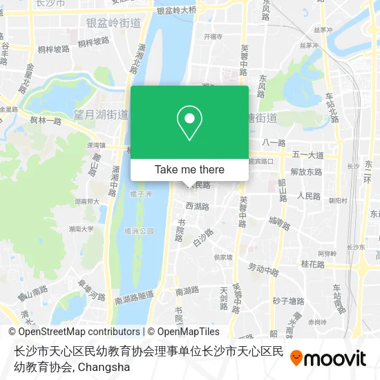 长沙市天心区民幼教育协会理事单位长沙市天心区民幼教育协会 map