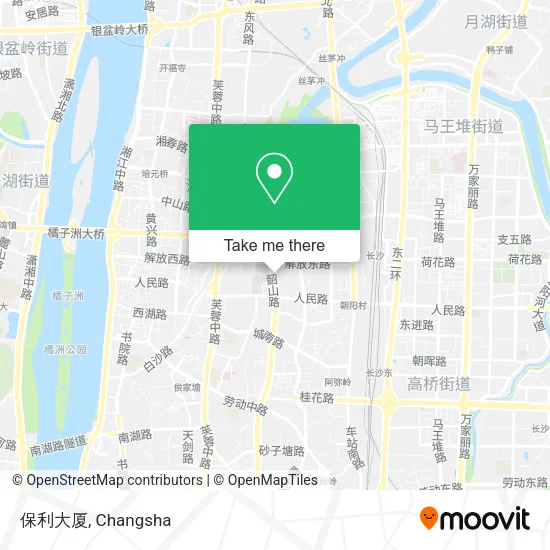 保利大厦 map