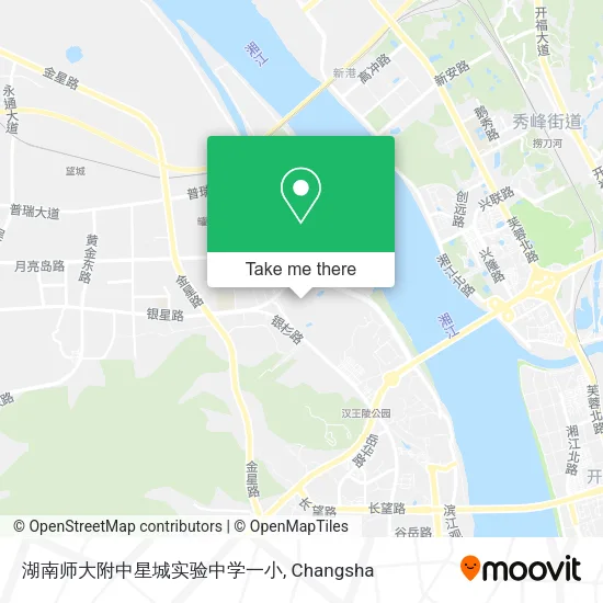 湖南师大附中星城实验中学一小 map