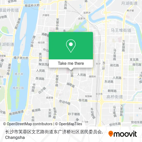 长沙市芙蓉区文艺路街道东广济桥社区居民委员会 map