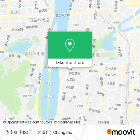 华南红小吃(五一大道店) map