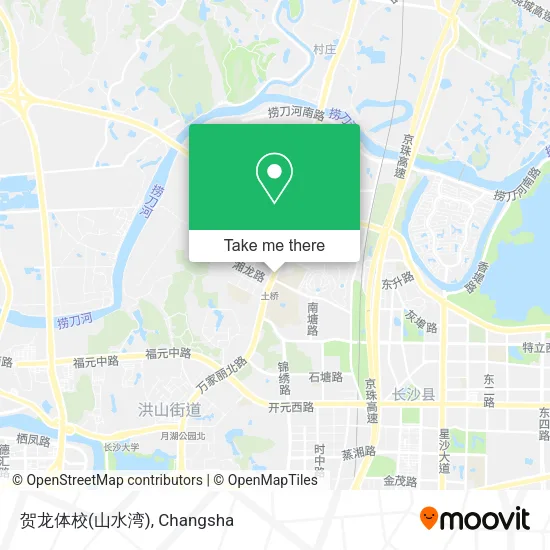 贺龙体校(山水湾) map