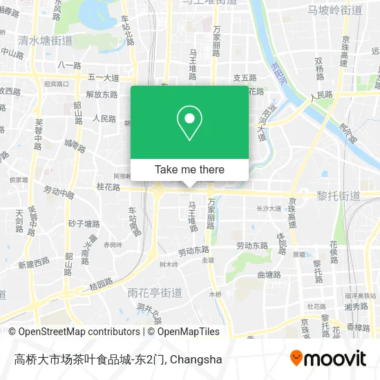 高桥大市场茶叶食品城-东2门 map