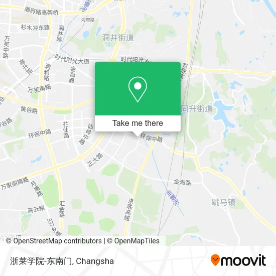 浙莱学院-东南门 map