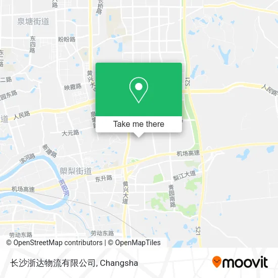 长沙浙达物流有限公司 map