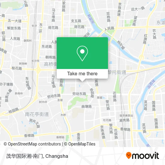 茂华国际湘-南门 map