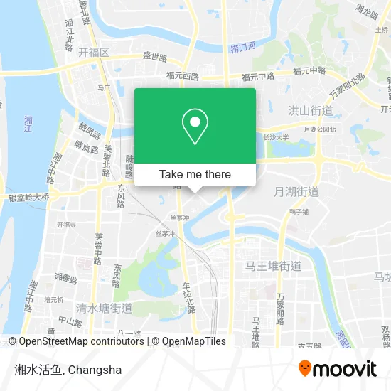 湘水活鱼 map