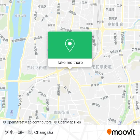 湘水一城-二期 map