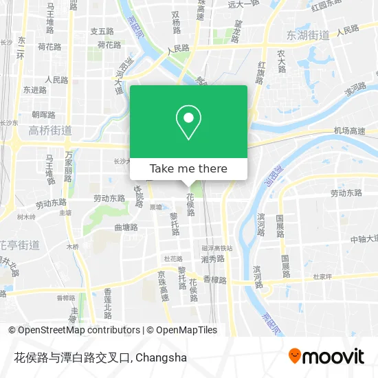 花侯路与潭白路交叉口 map