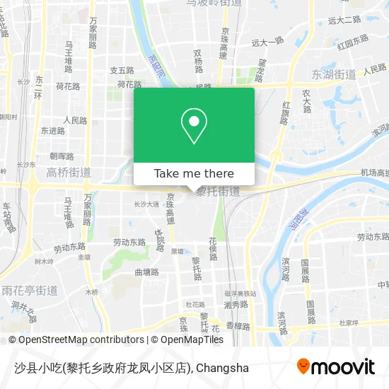 沙县小吃(黎托乡政府龙凤小区店) map