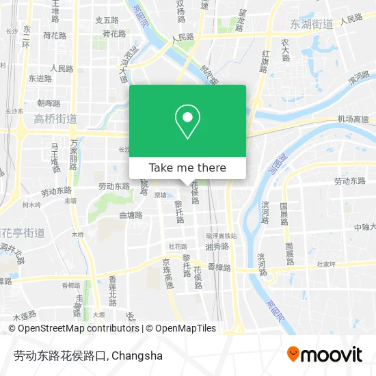 劳动东路花侯路口 map