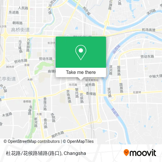 杜花路/花侯路辅路(路口) map