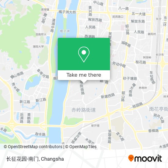长征花园-南门 map