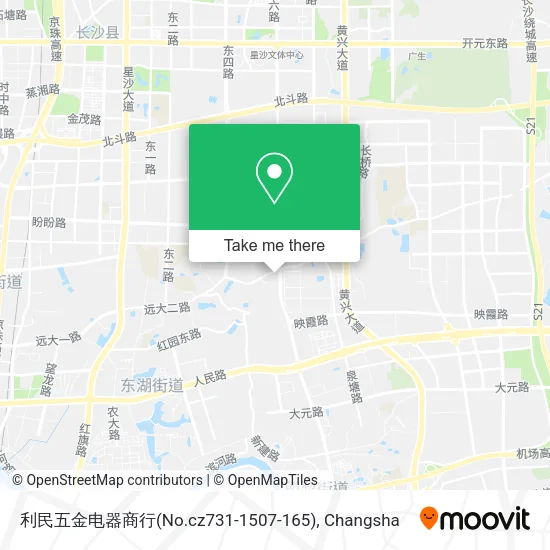 利民五金电器商行(No.cz731-1507-165) map