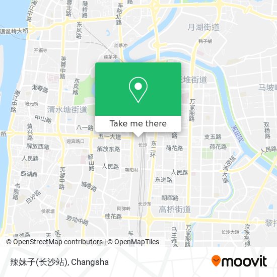 辣妹子(长沙站) map
