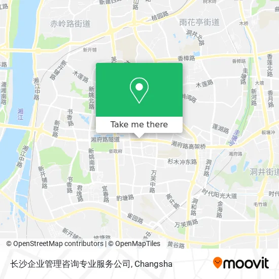 长沙企业管理咨询专业服务公司 map