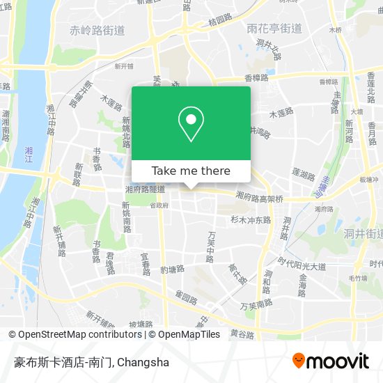 豪布斯卡酒店-南门 map