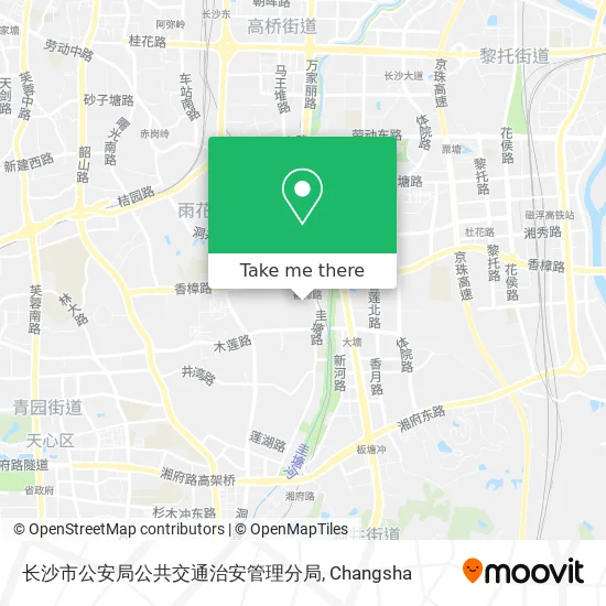 长沙市公安局公共交通治安管理分局 map