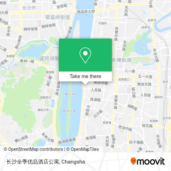 长沙全季优品酒店公寓 map
