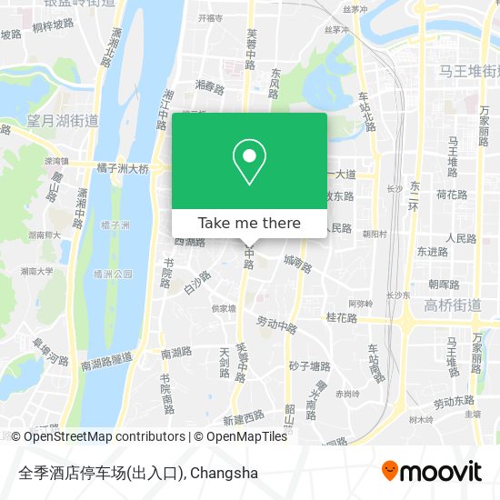 全季酒店停车场(出入口) map