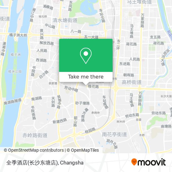 全季酒店(长沙东塘店) map