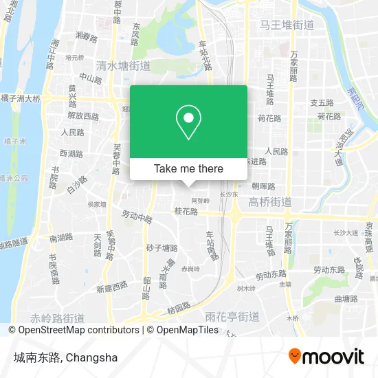 城南东路 map