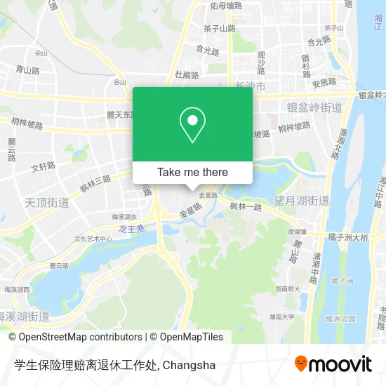 学生保险理赔离退休工作处 map