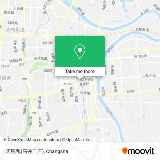 周黑鸭(高铁二店) map